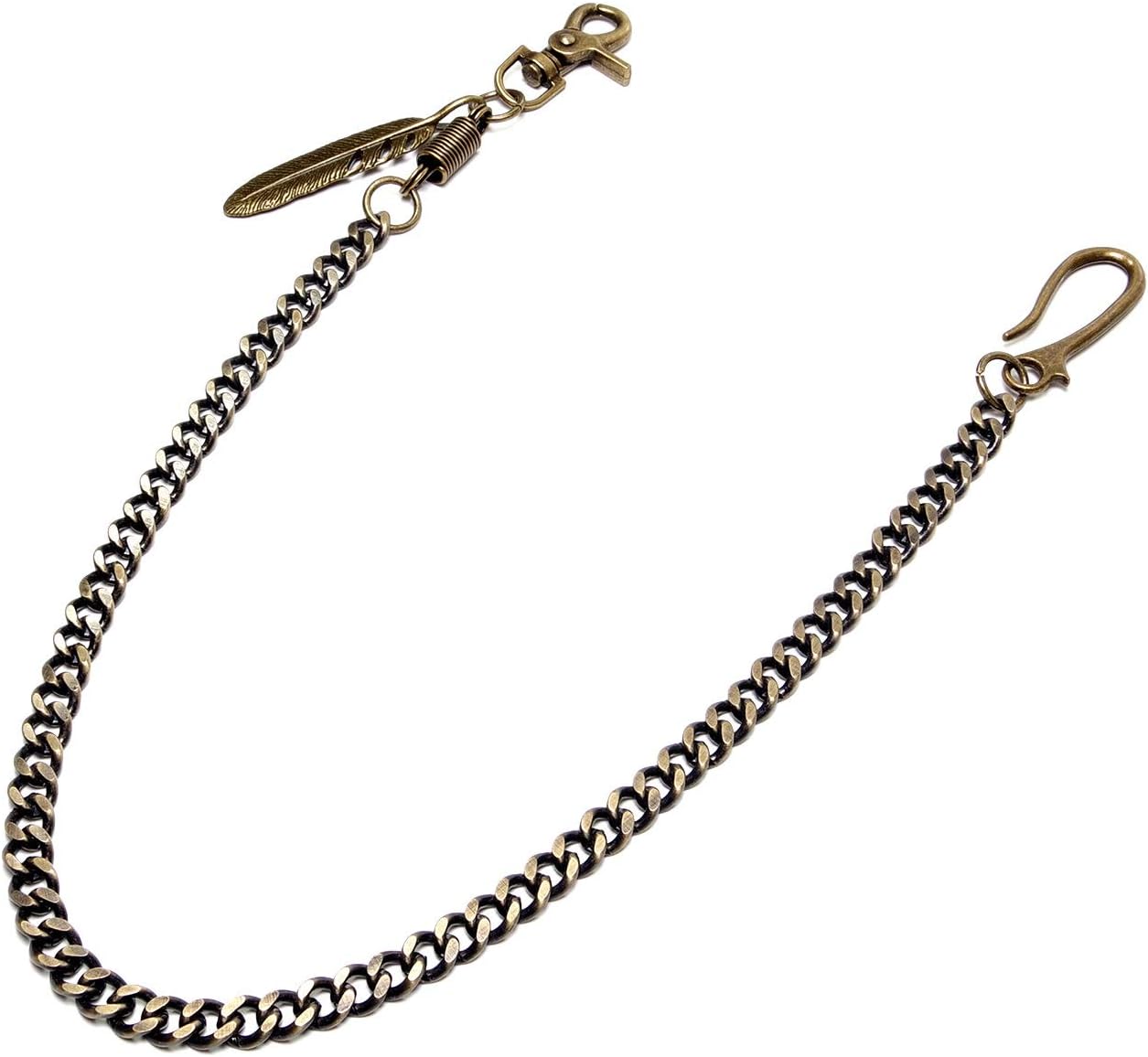 Amazon.co.jp： GoodsLand 【 ベルトフック 】 メタル ウォレットチェーン ロング おしゃれ メンズ 約60cm ナス