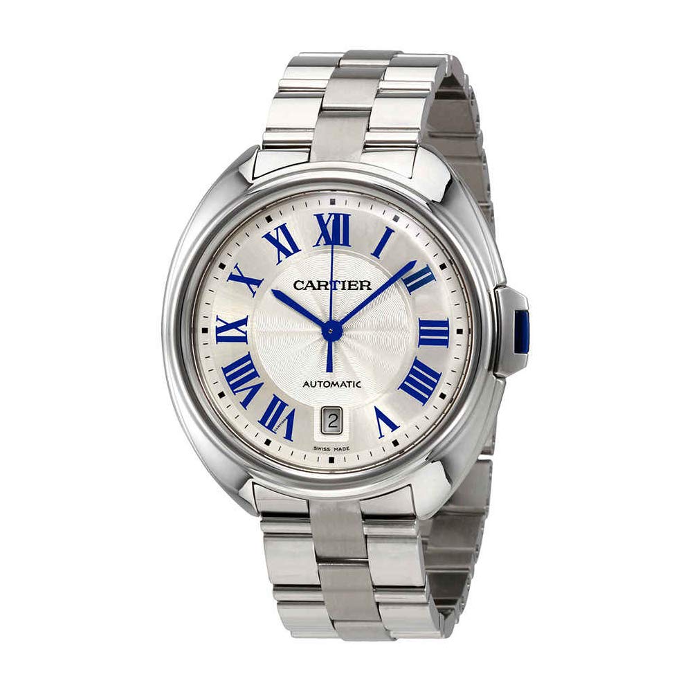 Cartier Men's Cle De Cartier 40mm Steel Bracelet Automatic Watch