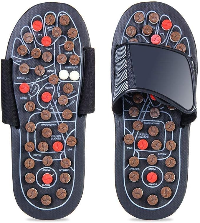 WLT Acupressure Massage Slippers, Foot Acupoint Massager Shoes