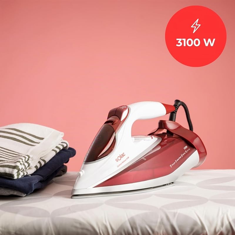 Optima Relief 3100 Steam Iron 3100W, Sopro 220 g/min, Cerâmica