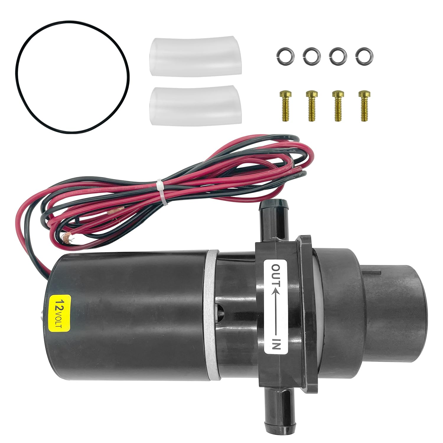 Photo 1 of 37041-0010 Toilet Pump Assembly Kit, Marine and RV Electric Toilet Macerator Sub Assembly Kit Compatible with Jabsco 37010-, 12V
