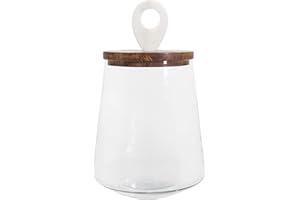 Bloomingville AH0694 Kitchen Storage, 7" Round x 12" H, Clear