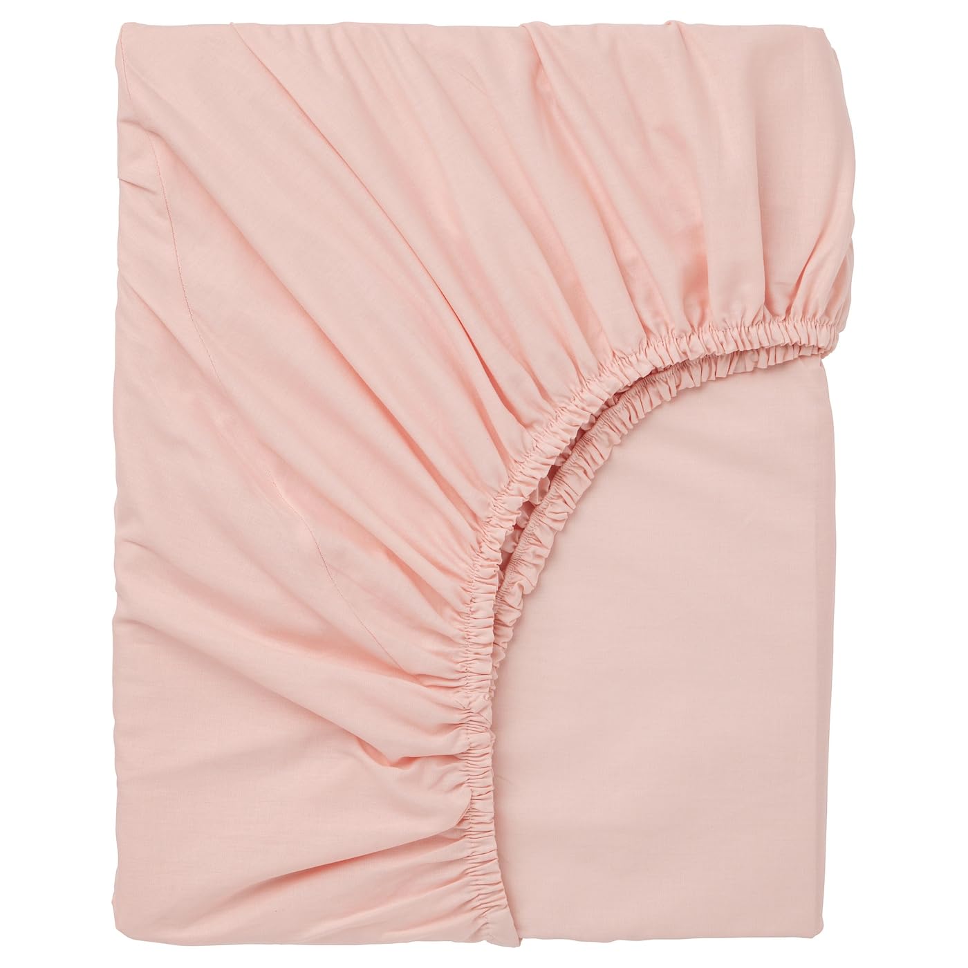 IKEA DVALA Light Pink Super King Fitted Sheet