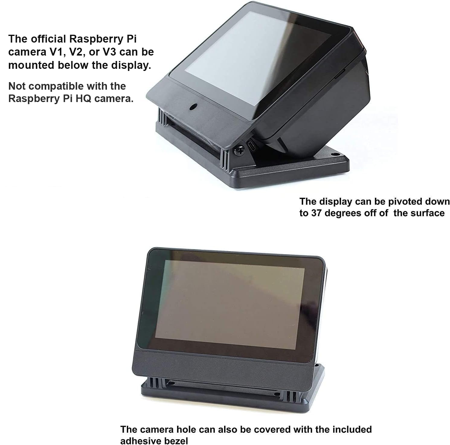 SmartiPi Touch Pro 2 for Raspberry Pi 4 and 5 (Large - with External Micro SD Card Access)