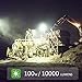 Ustellar 10000LM 100W LED Work Light, Waterproof, 2 Brightness Levels, 25ft Cord, 5000K Daylight White