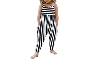 Yousie Toddler Girls Kids Jumpsuit One Piece Floral Dinosaur Playsuit Strap Romper Summer Outfits Clothes