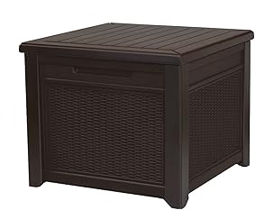Keter Arcón Exterior Cube Rattan, 208L, Marrón