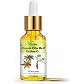 Organic Poke Root & Castor Oil - Mint Fragrance - Supports Cysts, Boils, Fibroids, Swollen Lymph Nodes & Joint Health - Natural Lymphatic Aid for Deep Tissue Relief - 2.03oz