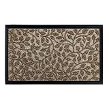 gbHome GH-6763A Premium Antibacterial Door Mat | 18 x 30 inches | Indoor \ Outdoor Doormat w Anti-Skid Rubber Back | Water Absorbent Entryway Mat | Easy to Clean Bootscaper | Low Profile Entry Mat
