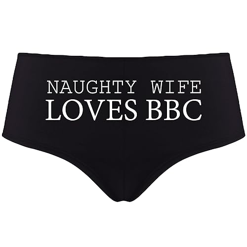 Sexy Girl Rock Naughty Wife Loves BBC Panties – Cheeky Cotton Booty Shorts,  Flirty Low-Rise Lingerie for Hotwives, Bold Gift in Dubai - UAE