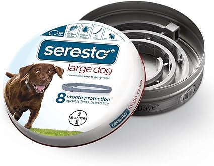 Collier Anti Puces Et Anti Tiques Bayer Seresto Pour Chiens De Grande Taille A Partir De 7 Semaines Ou Plus De 18 Livres 8 Mois De Protection Amazon Fr Cuisine Maison