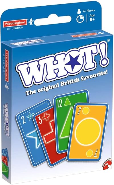 Waddingtons Number 1 WHOT The Original Card Game - Educational Travel Family
