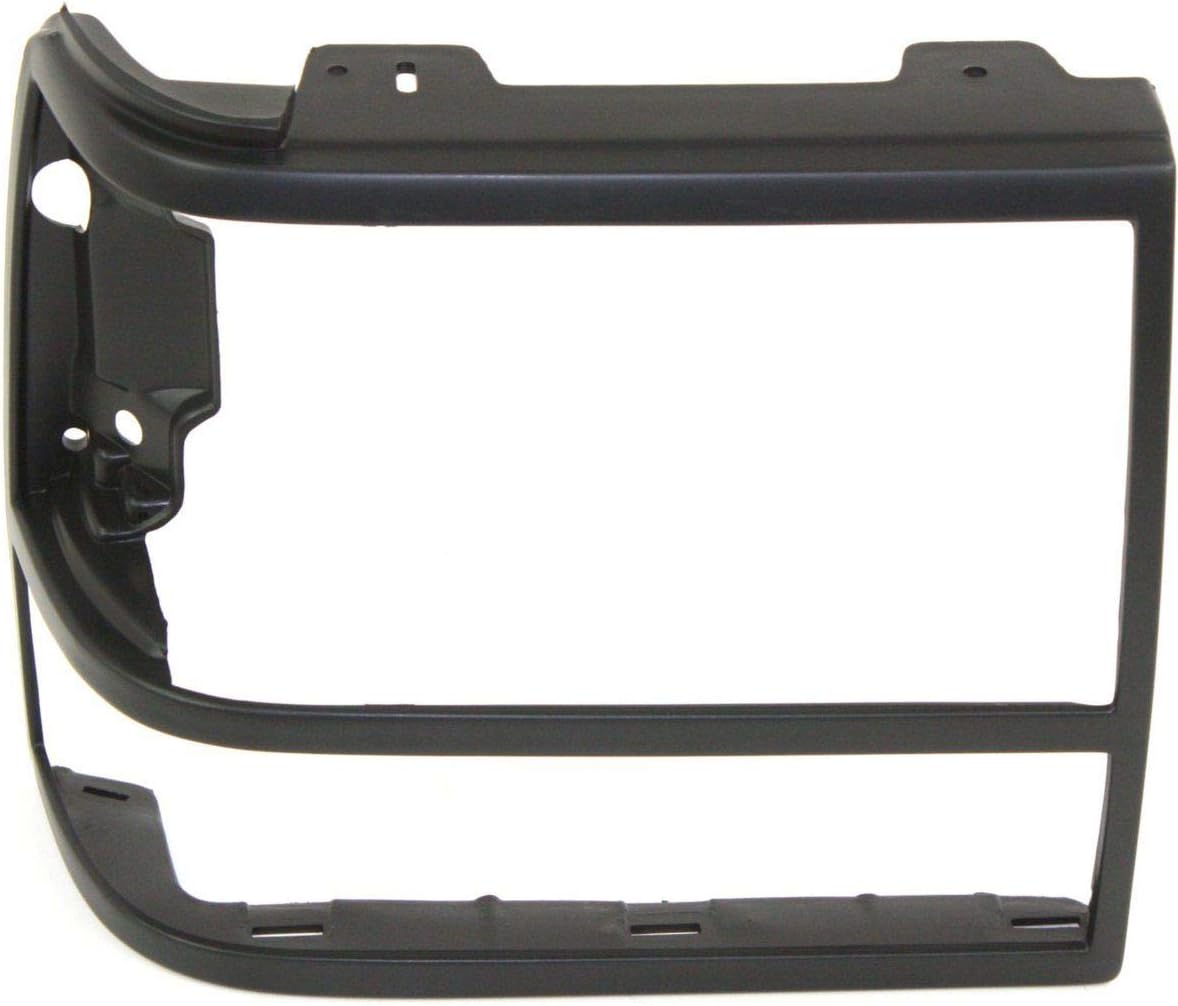 New Head light Headlight Door Headlamp Bezel Passenger Right Side Black For Bronco