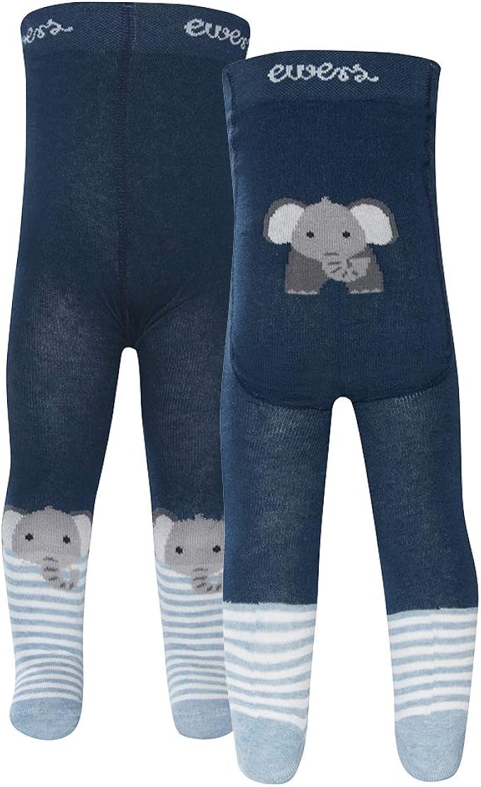 VEGA Baby Strumpfhose Für Jungen - Raketen-Motiv, Verstellbare Taille, 100% Gekämmte Baumwolle