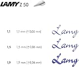 Lamy Z 50 Nib Set for Joy 1.1 Pen — Chisel Point Nib Made in Germany view 2