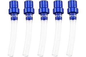 PRO BAT 5 Pack Motorcycle Fuel Tank Air Vent Gas Cap Oil Vent Breather Hose Tube for Dirt Bike Pit Bike ATV All Factory CRF XR CR All Quads All Off-road Motorcycle, Blue