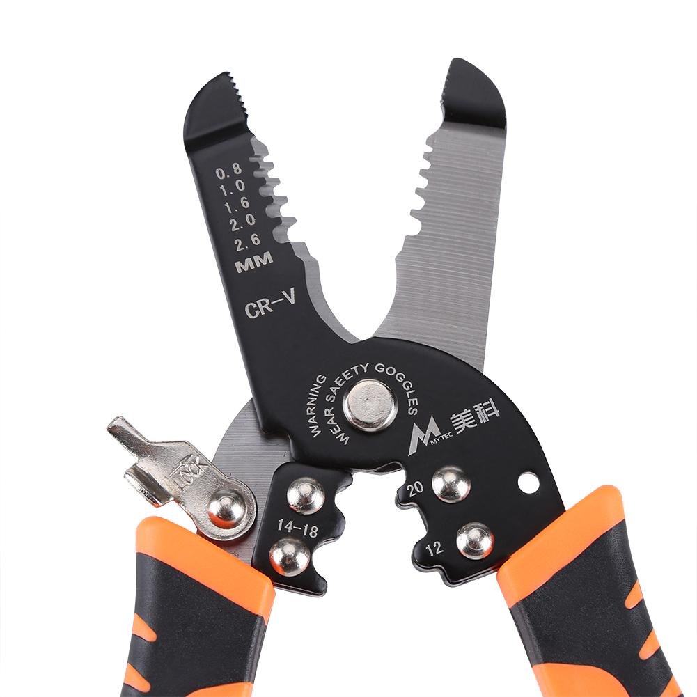 Pinza Spelafili Multifunzione 9 In 1 - Con Tester Di Tensione E Amperometro - Per Elettricisti E Fai-Da-Te