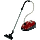Klein Miele Toy Vacuum Cleaner, Yellow Realistic Vacuuming Replica | Electronic floor toy with realistic sound, wheels, and buttons. Fits Klein cleaning sets. Requires 3 C batteries