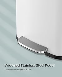 SONGMICS Kitchen Trash Can, 18-Gallon Stainless