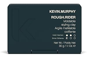 KEVIN MURPHY KEVIN.MURPHY ROUGH.RIDER Clay - Hair Strengthening - For All Hair Types - Moldable Styling Clay - Sulphate Free Care - 30 g / 1.1 oz
