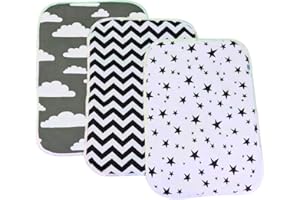 Changing Pad Liners [3 Pack Large] -Portable Changing Mat - 100% Waterproof - Absorbent - Unisex - Changing Table Cover - 19.