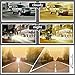 Berwke Night Driving Glasses for Women Men Anti Glare Polarized Night Vision Glasses Black