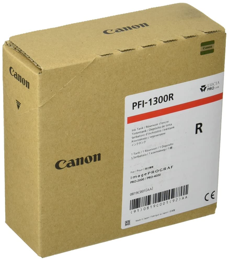 Canon 0819C001 Ink PFI1300R Red 330 ml