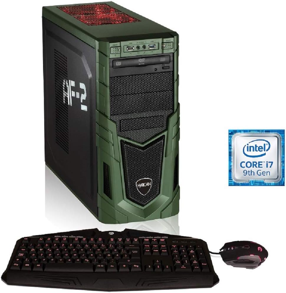 Hyrican Military PCK06424 Gaming-PC [i7-9700F / 16GB RAM / 480GB SSD / 1TB HDD/RTX 2060 Super/Intel H310 / Win10]: Amazon.es: Electrónica