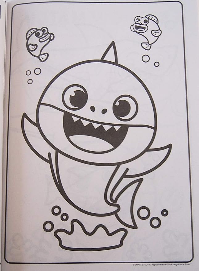Buy Coloring Books Pinkfong Baby Shark Jumbo Book 80 Pages Online At Low Prices In India Amazon In