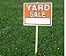 Yard Sale Sign Kit with Price Stickers and Wood Sign Stakes (A806Y)