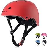 BURSUN Kids Bike Helmet Ventilation & Adjustable Toddler Helmet for Ages 2-14 Kids Boys Girls Multi-Sport Helmet for Skateboard Roller Skateing Bicycle Scooter blance Bike