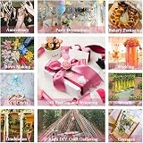 ZSYIULIA 40mm Wide Hot Pink Satin Ribbon 22m Thick Gift Wrapping Ribbon view 5