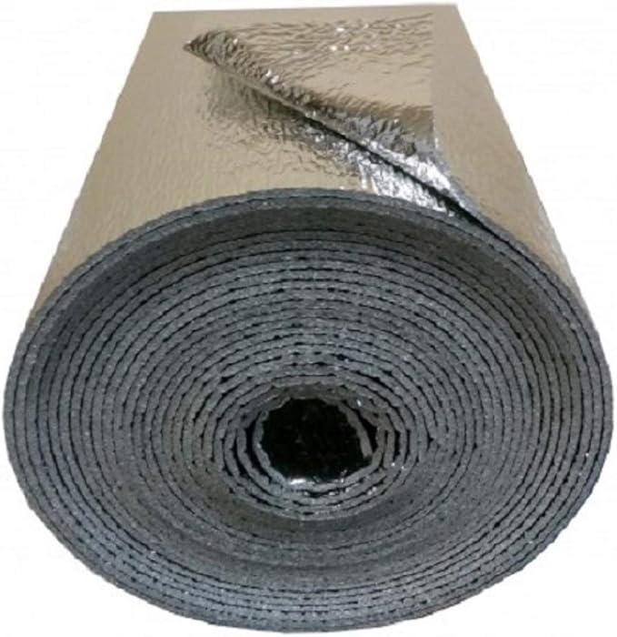 NASATECH SSR Reflective Foam Core Insulation Kit Roll Size 16"x50' Includes 50' Foil Tape