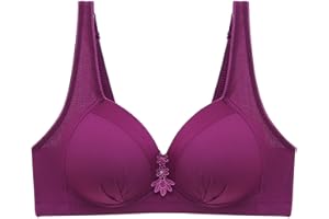 OIANGI Bras for Women No Underwire Push up Bra Seamless Adjustable Straps Bralettes Wireless Comfort Everyday T-Shirt Bra