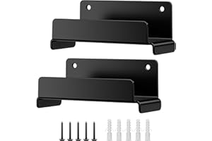 niffgaff Ladder Hooks for Garage Wall, 2 Pack Heavy Duty Wall Mount Storage Hanger for Ladders, Chairs & Patio Furniture, Fit