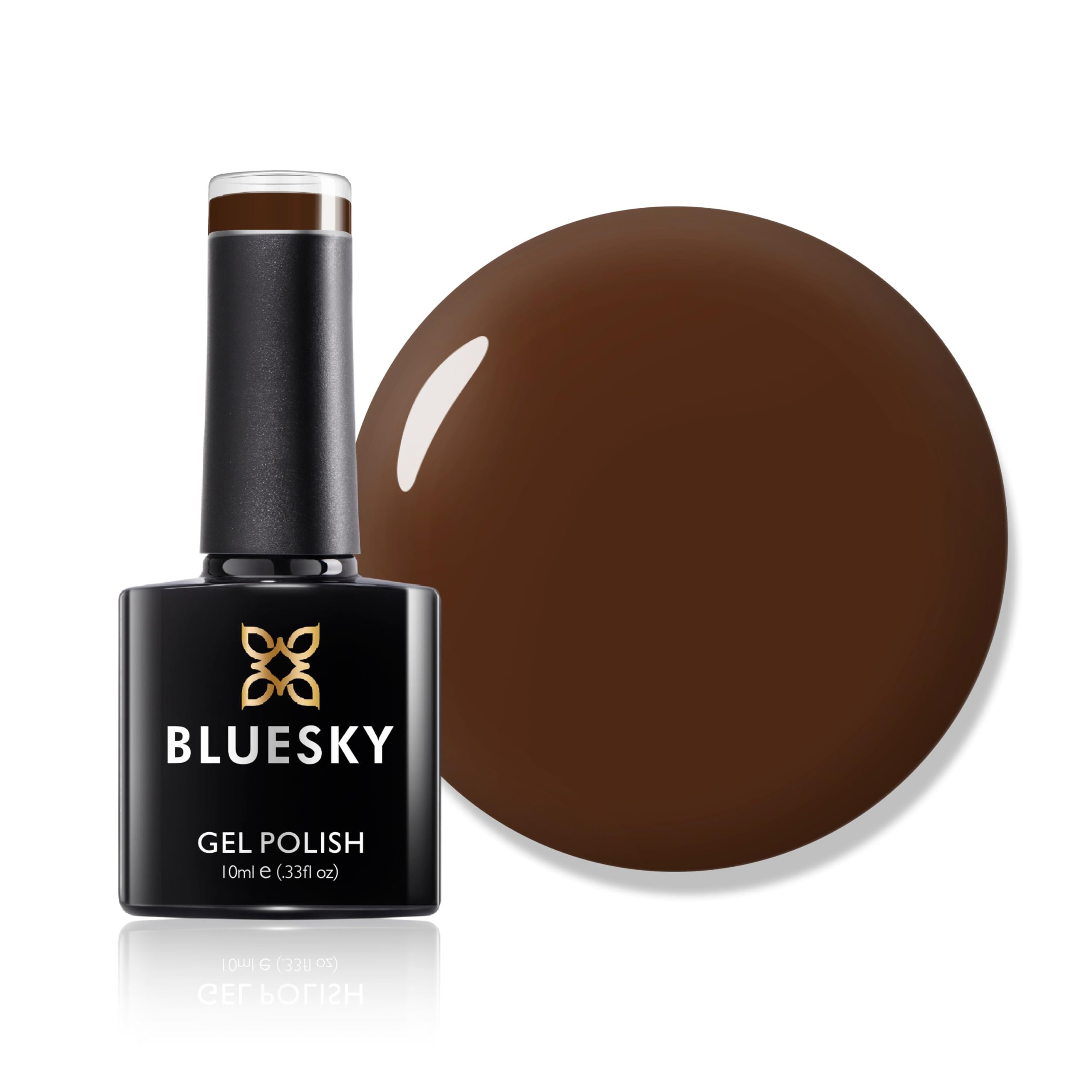 Bluesky Gel Nail Polish, Faux Fur 80538, Dark Brown, Long Lasting, Chip Resistant, 10 ml (Requires Drying Under UV LED Lamp) — image 1