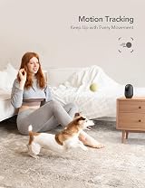 nooie 2K Baby Monitor Pet Camera 360 Pan Tilt Wi-Fi App Night Vision Alexa view 2