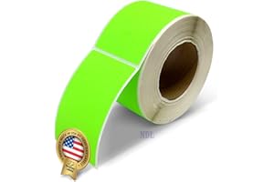 NextDayLabels 500 Rectangle Stickers (3" x 5") - Color Coding Labels Roll - Moving Labels for Boxes, Colored Inventory Stickers for Packing, Organizing, and Storage (Fluorescent Green)