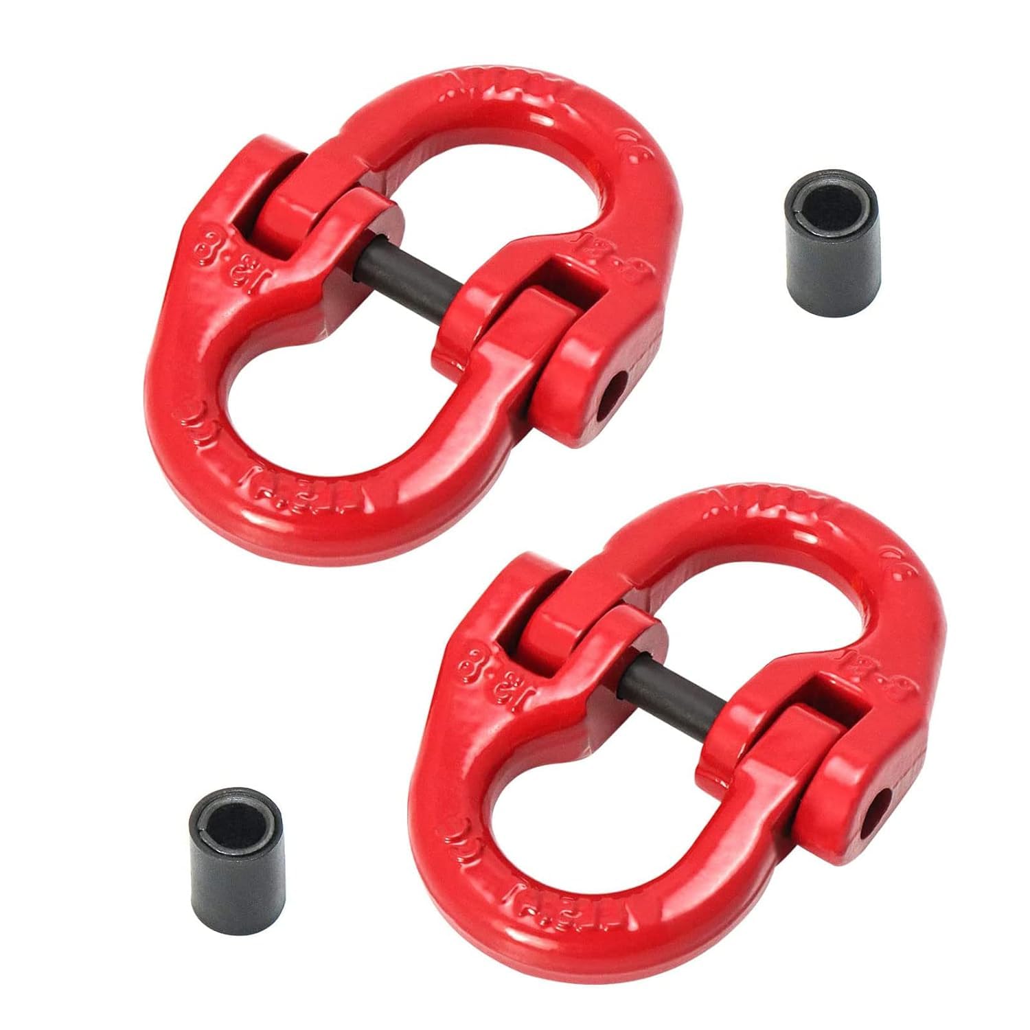 Photo 1 of Hammerlock G100 Forged Coupling Link Alloy Steel 5/8" Connecting Link 18,000 LBS Working Load Mechanical Coupling Link Safety Chain Connecting Link, Max Break Capacity 70,600 LBS, Pack of 2