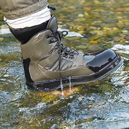NEYGU Men&Women Breathable Quick-Dry Wading Shoes for Fishing and Hunting with Felt Sole, Used for Neoprene Stocking Foot Wader (11)