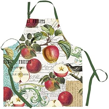 Michel Design Works Cotton Chef Apron, Sweet Apple