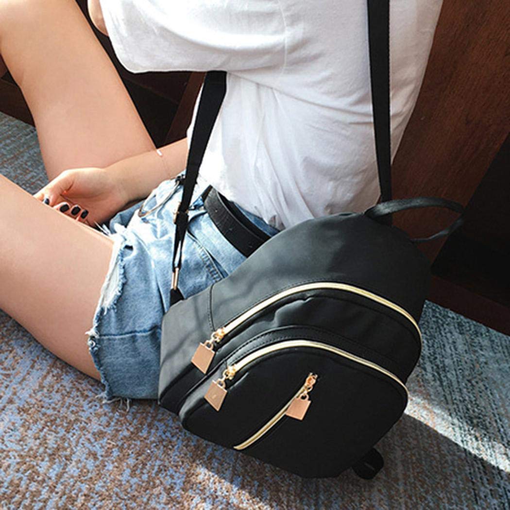 XioNiu Women Casual Solid Zippers Closure Lightweight Outdoor Backpack Backpacks