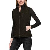 Andrew Marc Ladies’ Quilted Vest (X-Large, Olive)