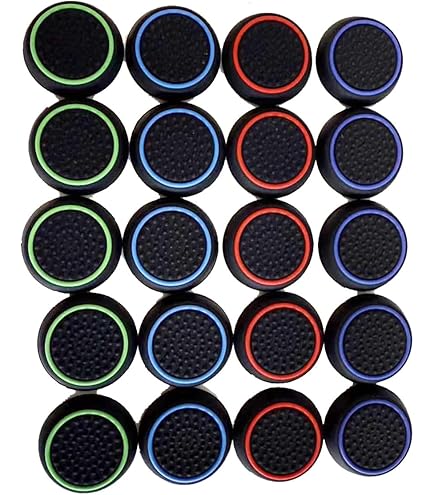 10-Pack Controller Thumbstick Caps - Colorful Grips For PS3/PS4/PS5 Gaming
