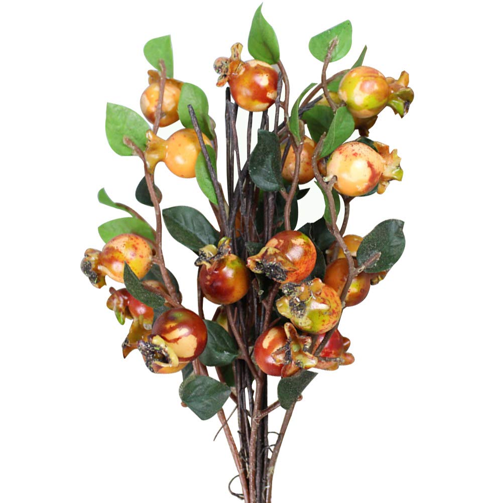 SUPVOX Artificial Rosehip Berries Artificial Pomegranate for Home Decoration ()