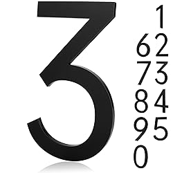 6 Inch Adhesive Mailbox Numbers, Self Stick House