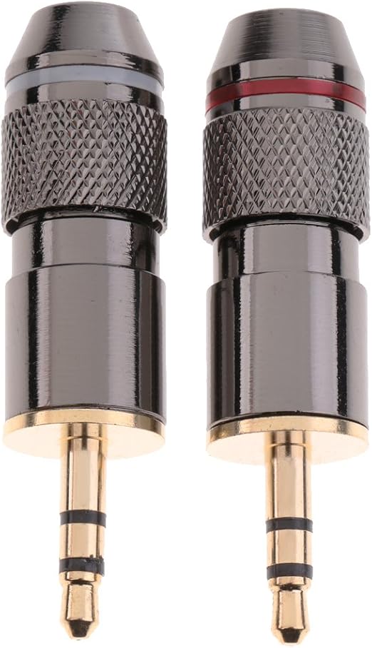 2stk 3,5 mm Klinkenstecker Kopfhörer Klinke Amazon.de Elektronik