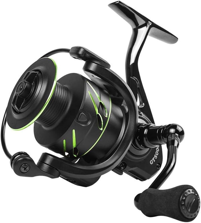WYKDL Burning Shark Fishing Reels Light and Smooth Spinning Reels Powerful Carbon Fiber Drag Saltwater and Freshwater Fishing (Size : 2000)