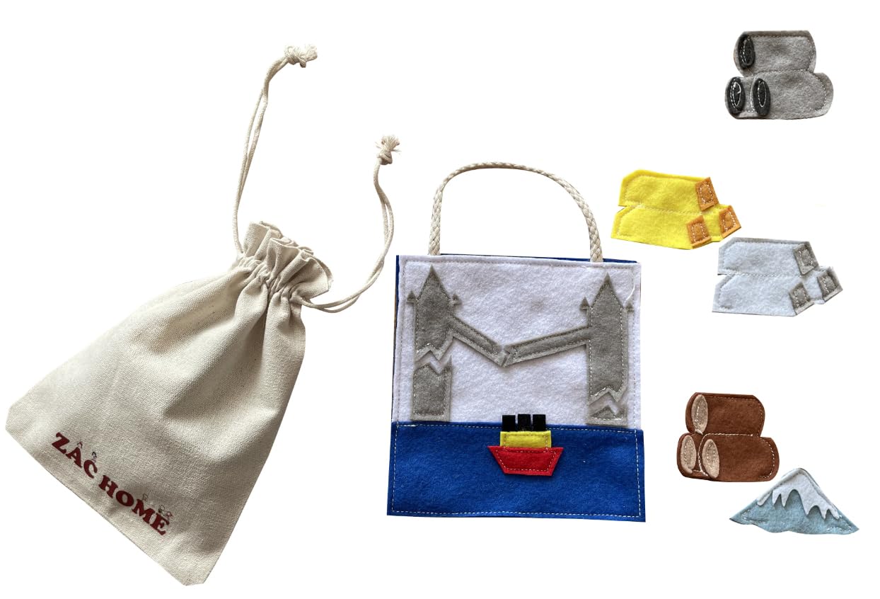 London Bridge is Falling Down Nursery Rhyme Sing Along Finger Puppet Set