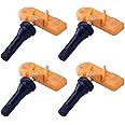 IM3502 TPMS Sensor 433MHz – Rubber Stem Tire Pressure Sensors - Pre-Programmed Tire Sensor for Cars - Ready to Install Tpms Sensors Compatible for Aston Martin, Audi, Ferrari, & More - Pack of 4